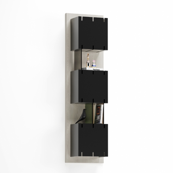 Cabinet Color - Black / Panel Color - Off White